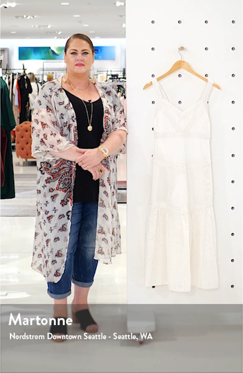 Agatha Eyelet Hem Dress, sales video thumbnail