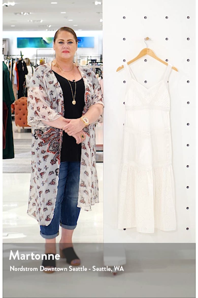 Agatha Eyelet Hem Dress video