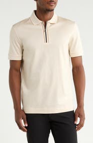 BOSS H-Paras Cotton Zip Polo