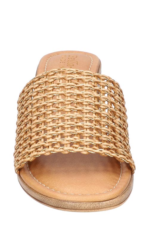 Bella Vita Eni-italy Slide Sandal In Gold