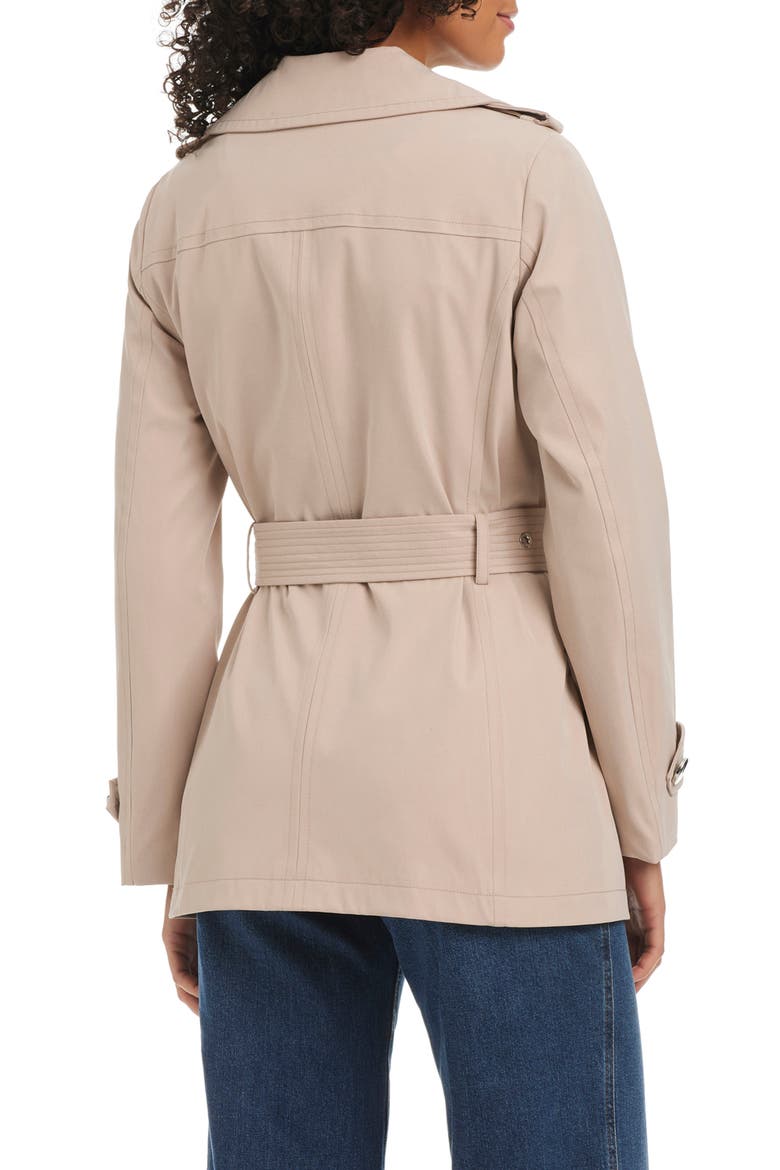 belted double breasted trench coat, Alternate, color, SOFT TAUPE