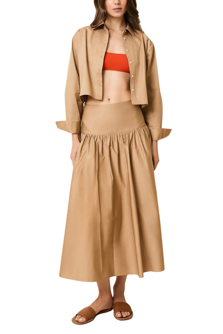 The Magnolia Maxi Skirt, Alternate, color, CAMEL