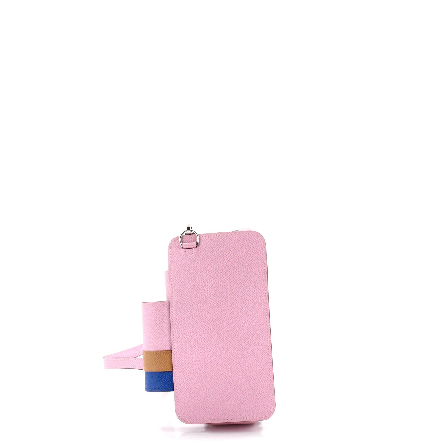Pre-Owned Hermes Hermesway Phone Case Crossbody Bag Epsom, Alternate, color, Mauve Sylvestre