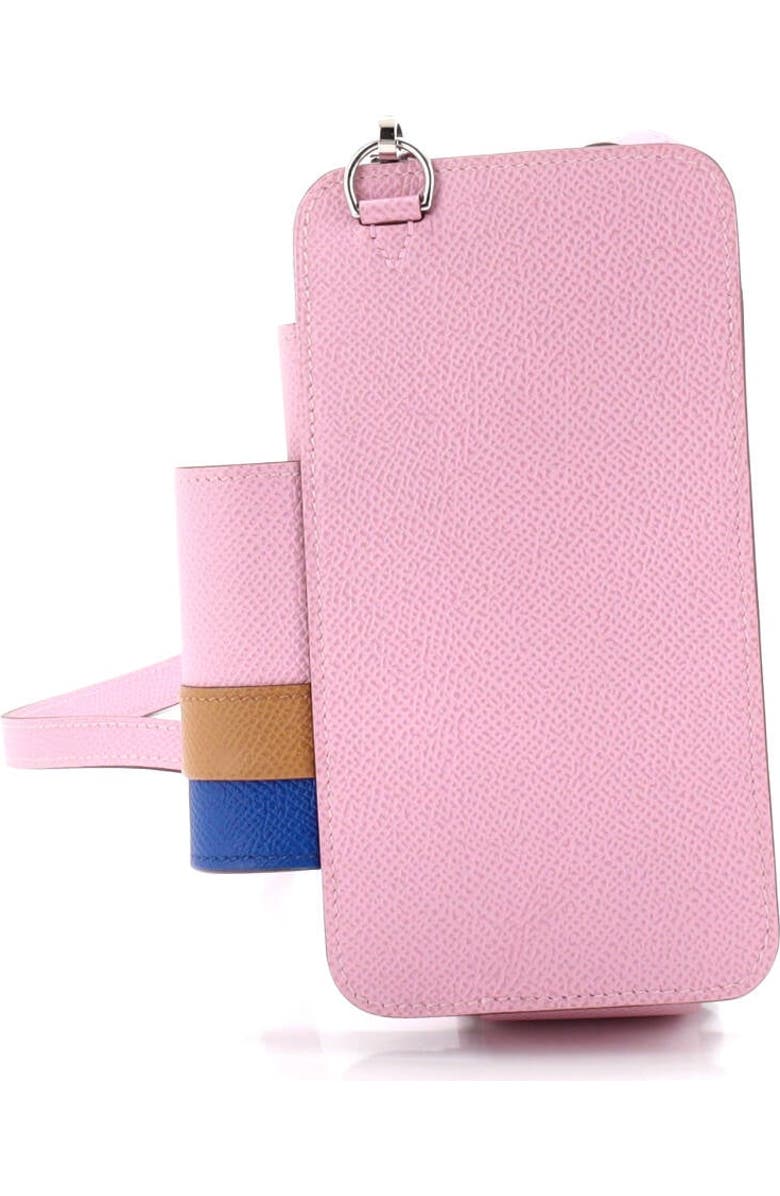 Pre-Owned Hermes Hermesway Phone Case Crossbody Bag Epsom, Alternate, color, Mauve Sylvestre