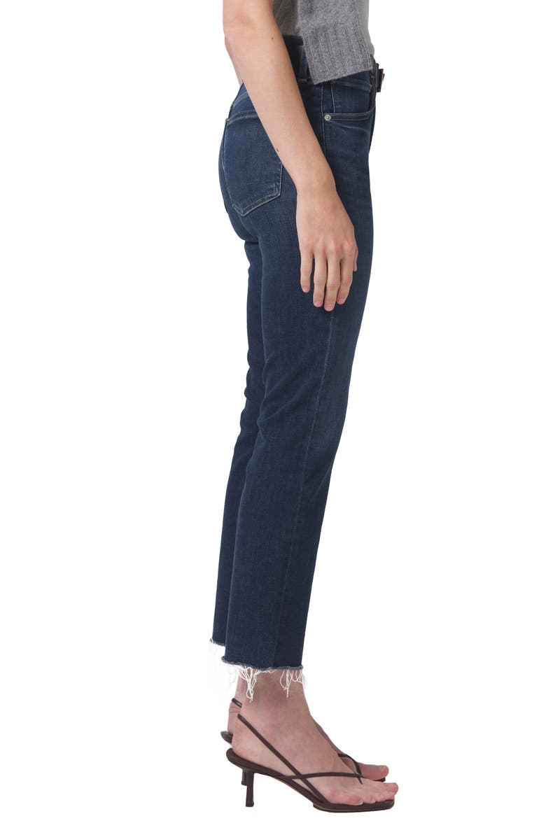 Citizens of Humanity Isola Crop Raw Hem Bootcut Jeans, Alternate, color,