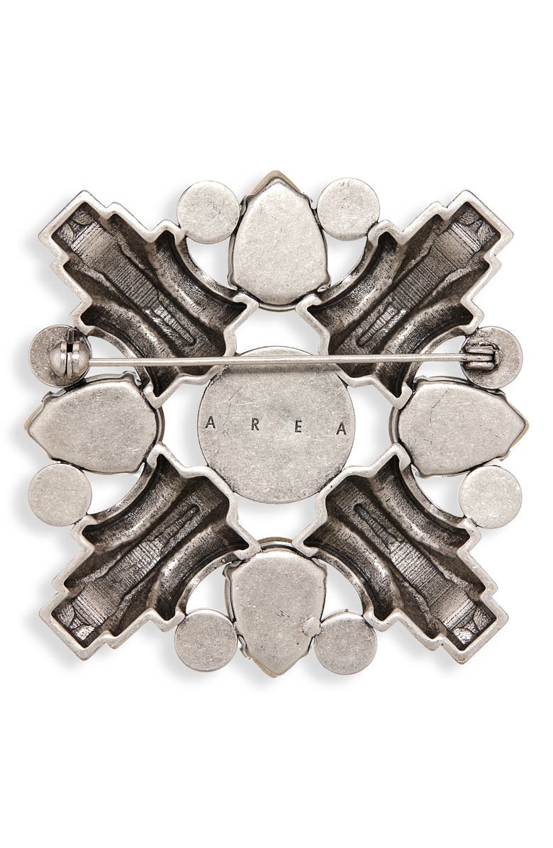 Area Crystal Brooch, Alternate, color, 