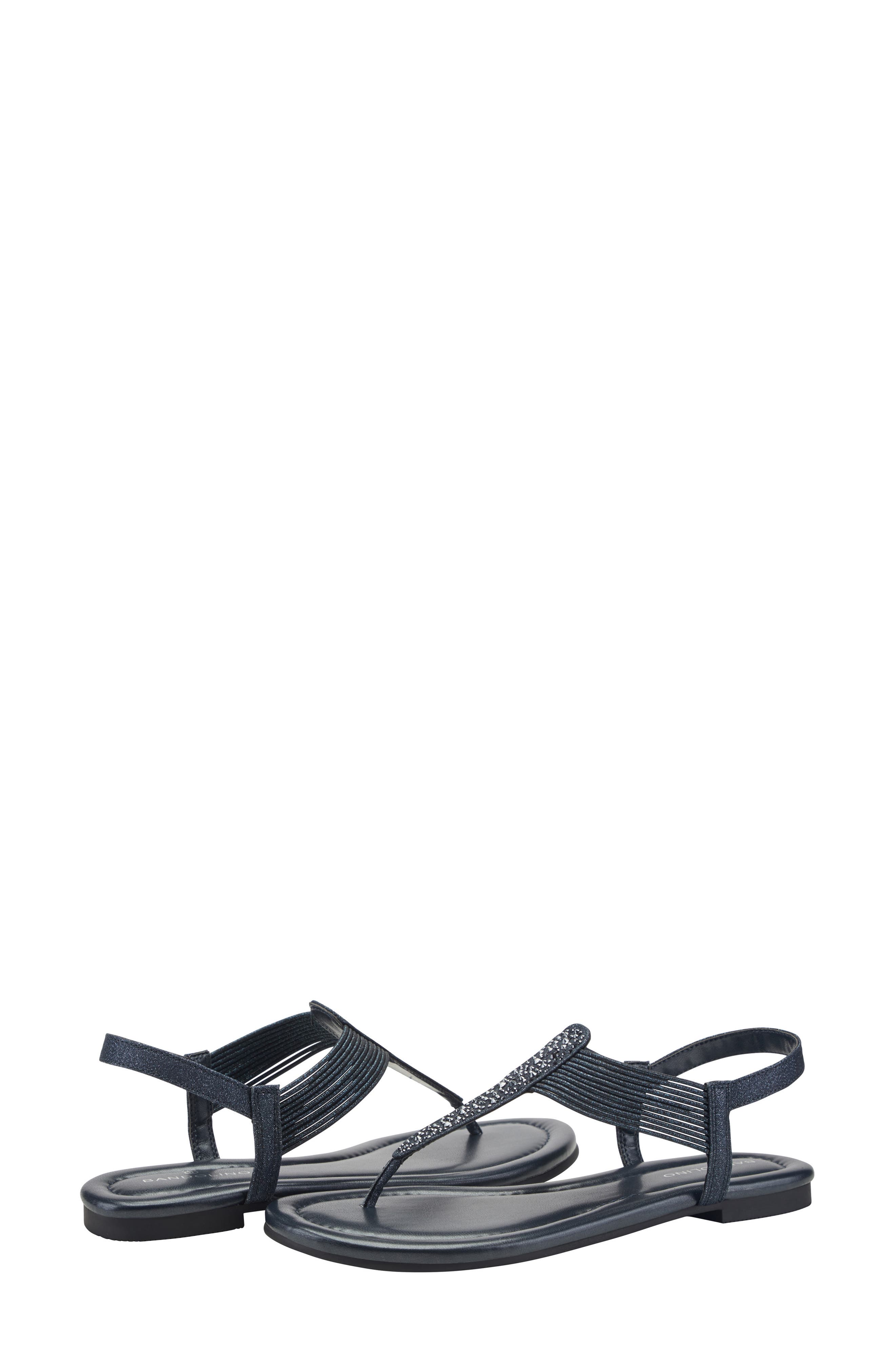 Bandolino Kayte 2 Strappy Embellished Sandal, Alternate, color, Dark Blue