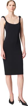 Another Tomorrow Twist Bias Dress