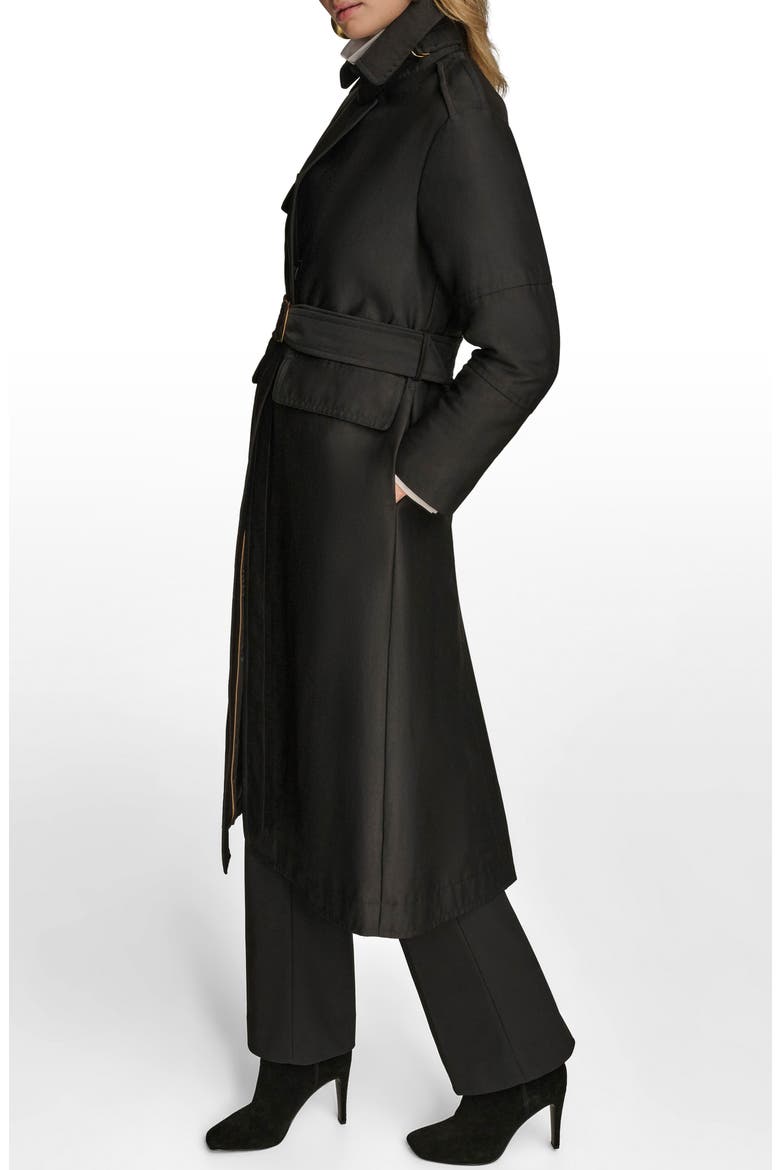 Safari Rain Coat, Alternate, color, BLACK