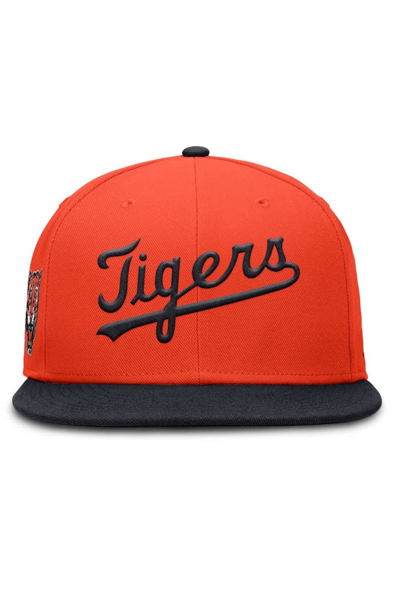 Men's Nike Orange Detroit Tigers True Performance Fitted Hat, Alternate, color, Orange