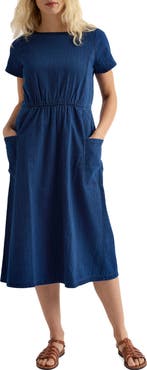 Seasalt Cornwall Haneth Organic Cotton Midi Dress