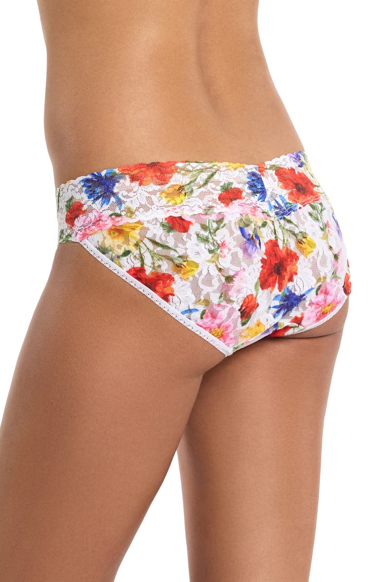Hanky Panky Lace Vikini, Alternate, color, Meadow Mix