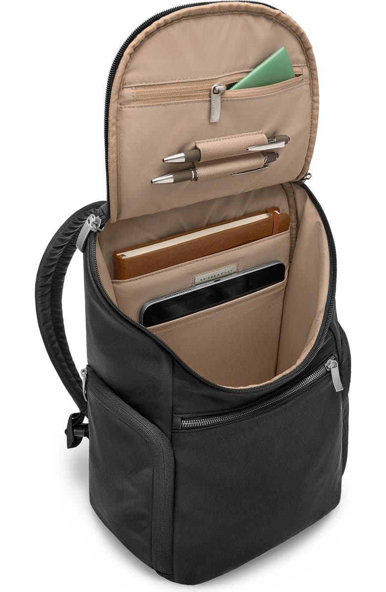 Briggs & Riley Rhapsody U-Zip Backpack, Alternate, color, Black
