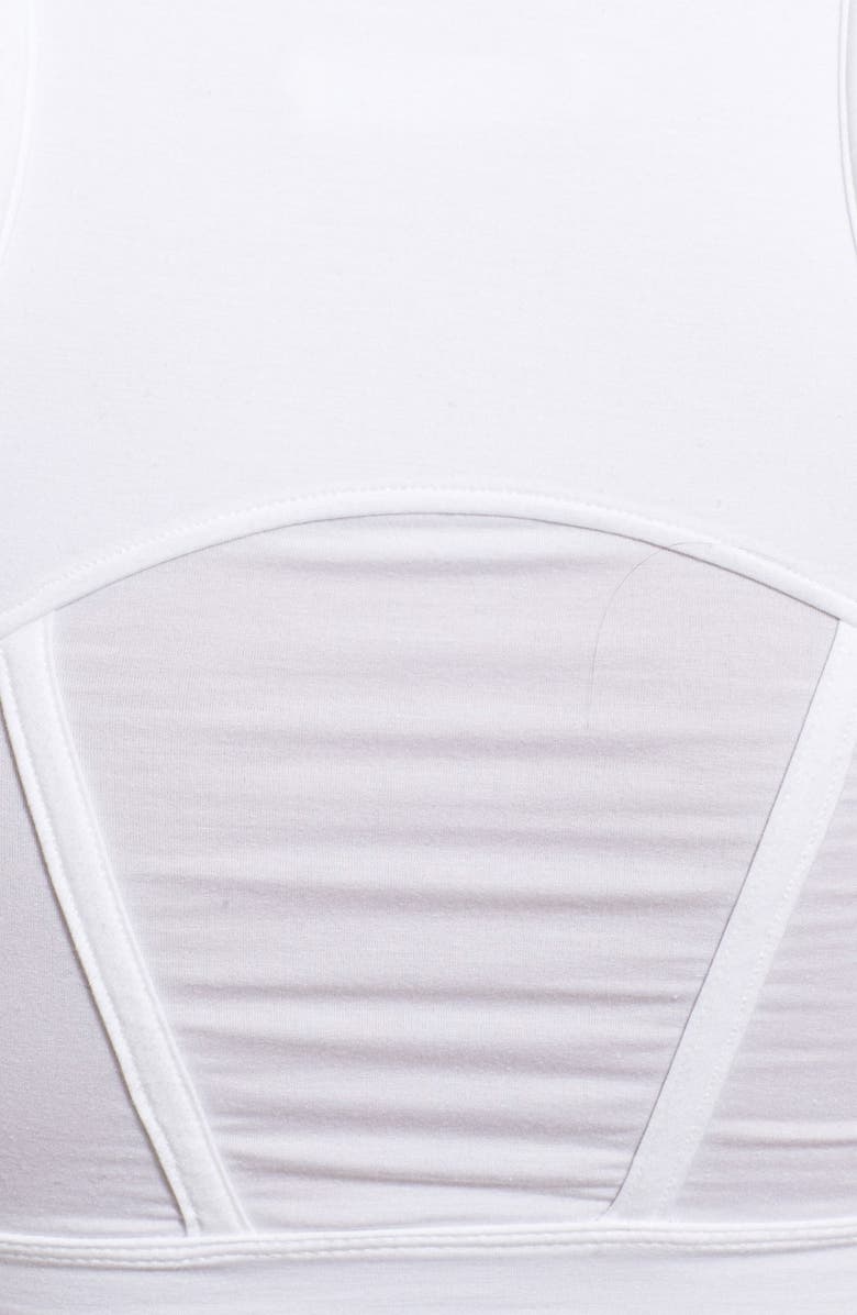 Helmut Lang Cutout Detail Micromodal Bra Top, Alternate, color, 