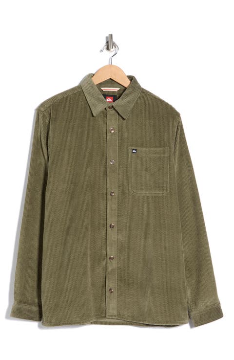 Bubble Cotton Corduroy Shirt Jacket