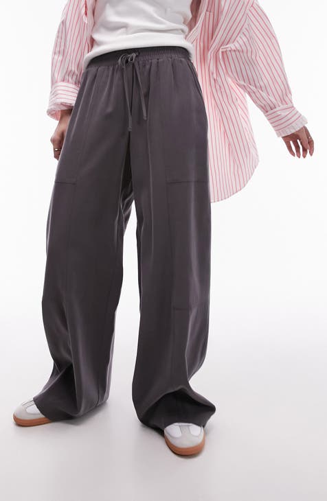 Wide Leg Drawstring Pants