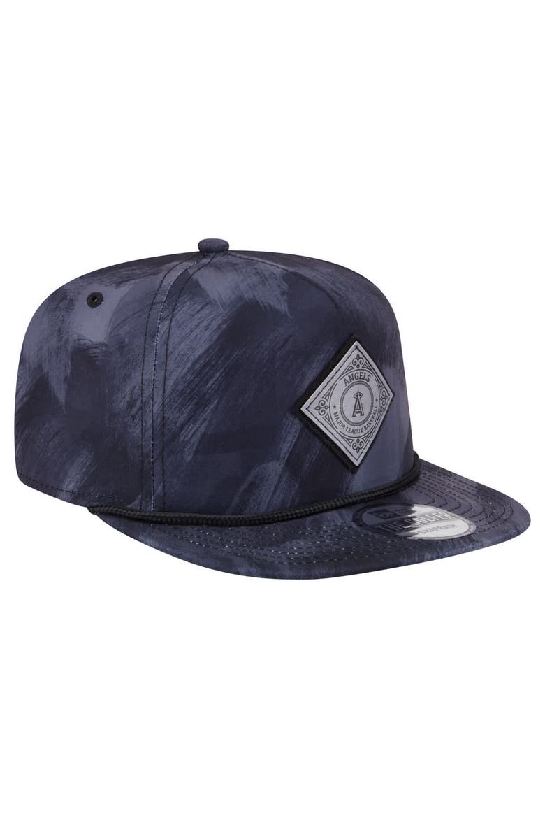 Men's New Era Navy Los Angeles Angels Printed Golfer Snapback Hat, Alternate, color, Navy