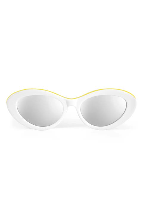 54mm Glinda Polarized Cat Eye Sunglasses