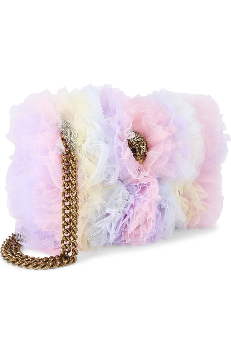 Kurt Geiger London Mini Kensington Tulle Crossbody Bag, Alternate, color, Purple Multi