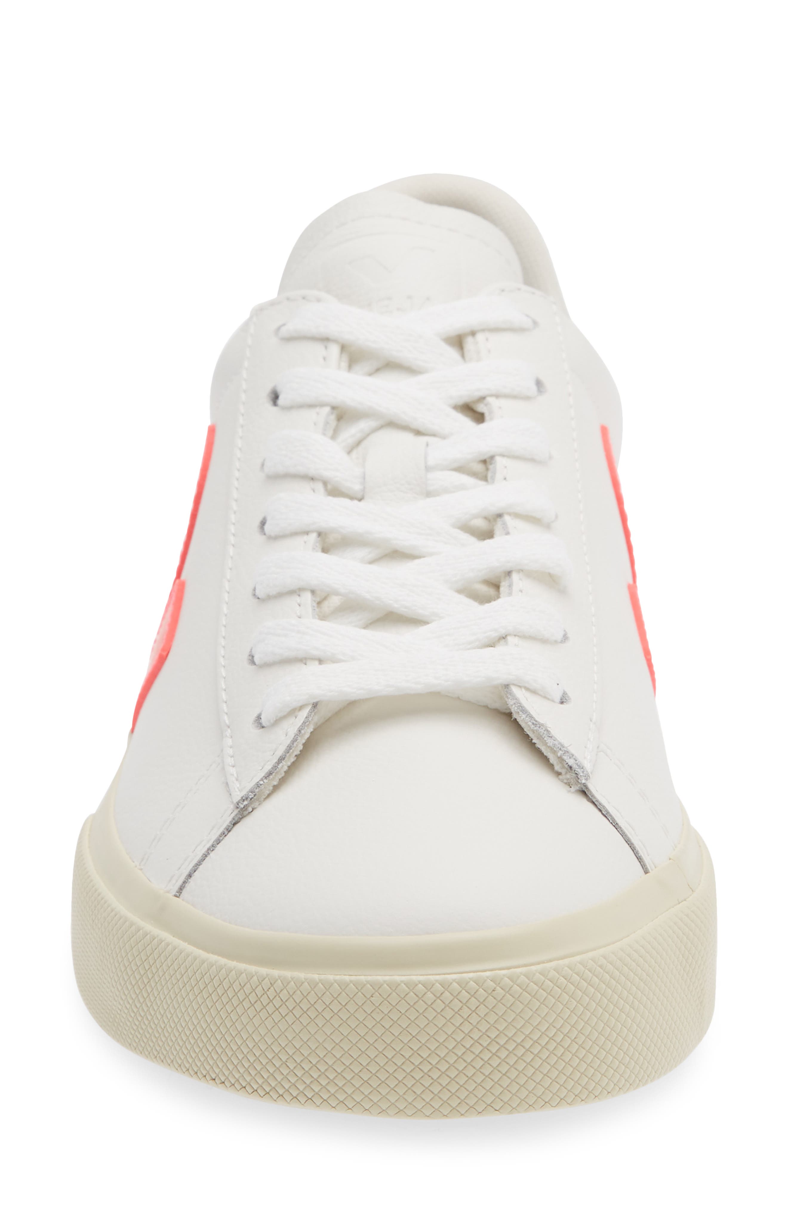 Veja Campo Sneaker, Alternate, color, White Rose-Fluo