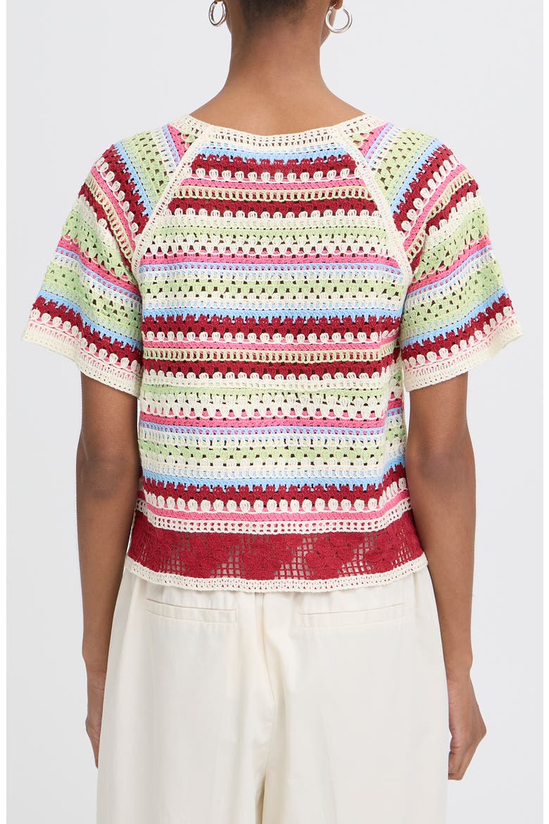Multicolor Stripe Knit Top, Alternate, color, MULTICOLOR STRIPE