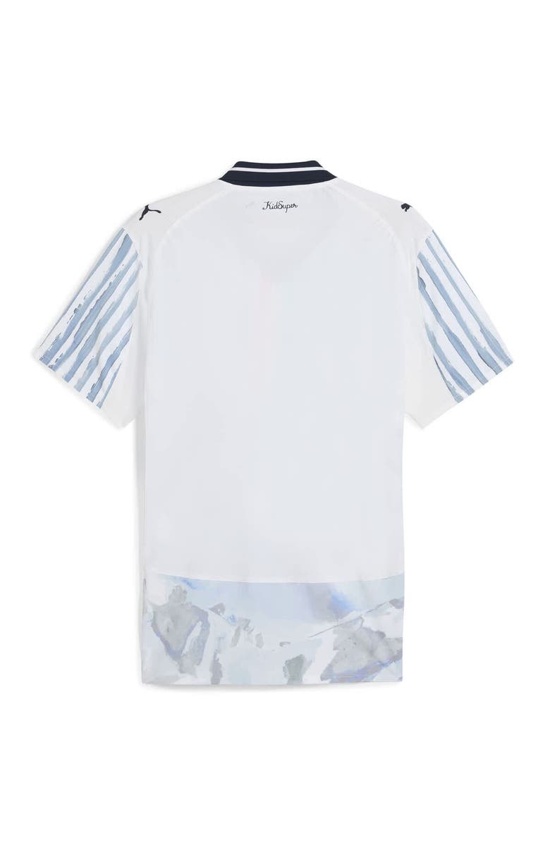 PUMA Men's Puma x KidSuper White CF Monterrey 2025 FIFA Club World Cup Authentic Jersey, Alternate, color, 
