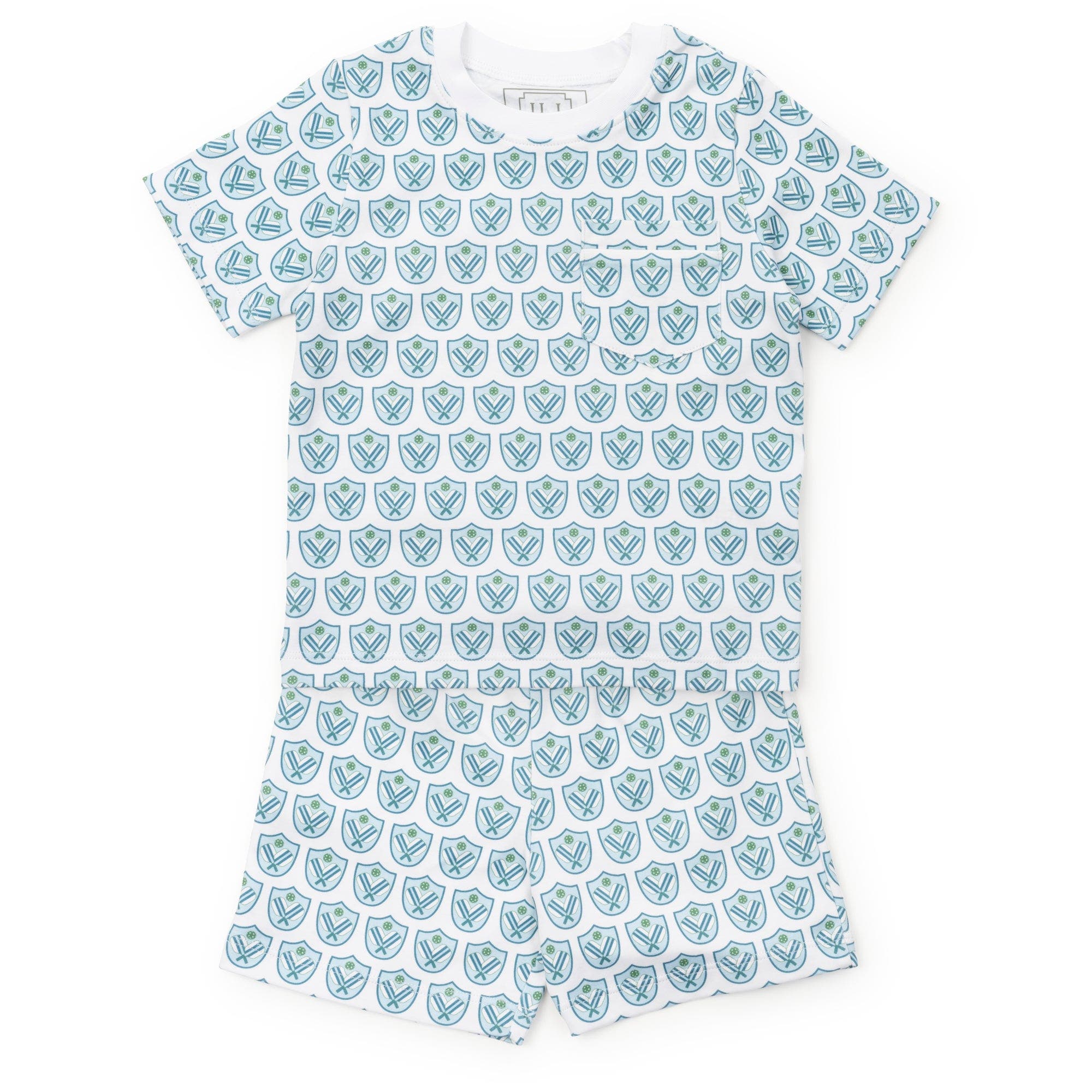 Pickleball Crest Blue