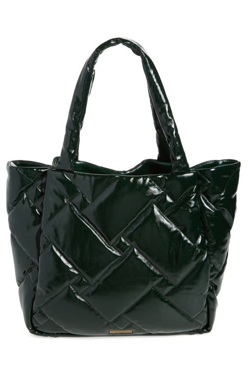 Kurt Geiger London Kensington Puff Embellished Top Handle Shopper In Green