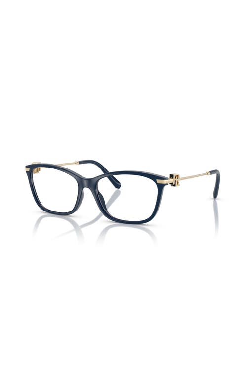 Ralph Lauren 55mm Butterfly Optical Glasses In Black