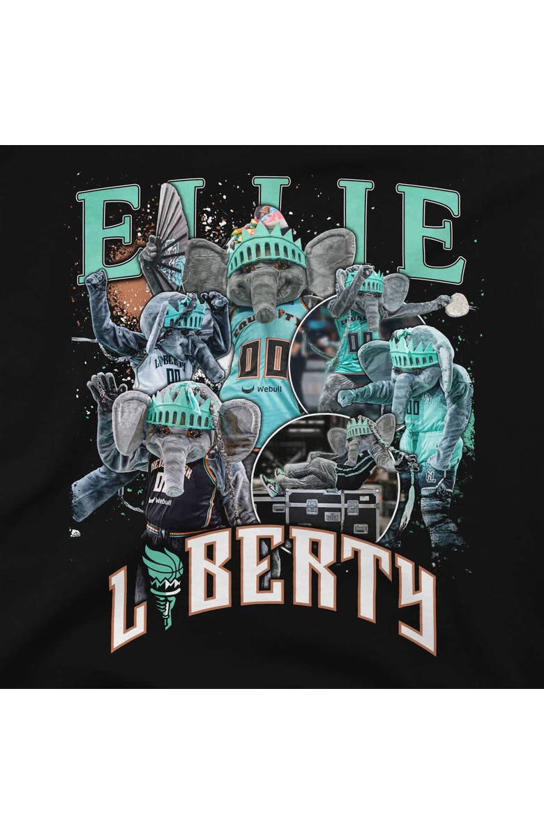 Stadium Essentials Youth Stadium Essentials Black New York Liberty Ellie Crossroads T-Shirt, Alternate, color, Black