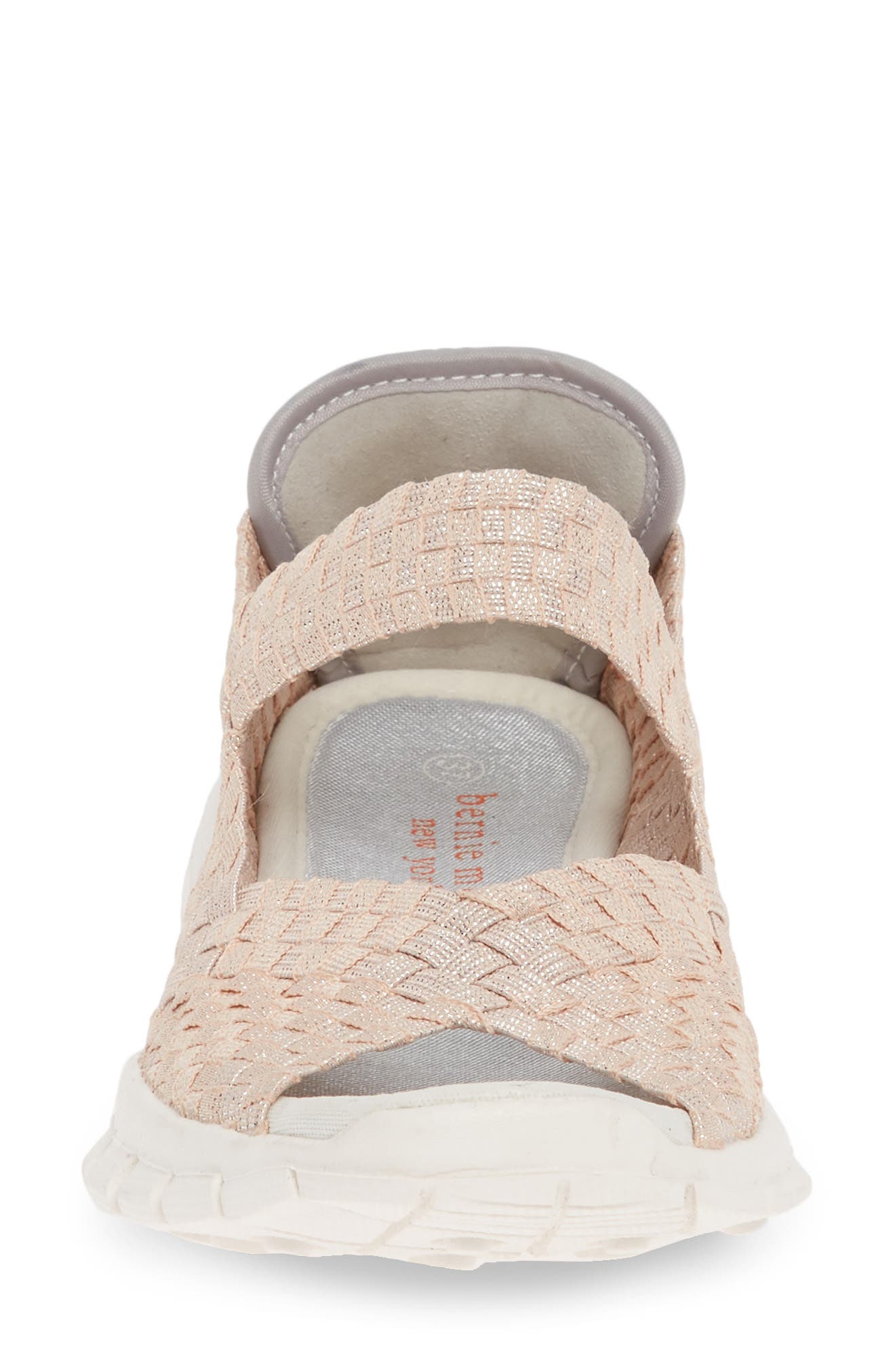 'Comfi' Mary Jane Flat, Alternate, color, NEW BLUSH SHIMMER FABRIC