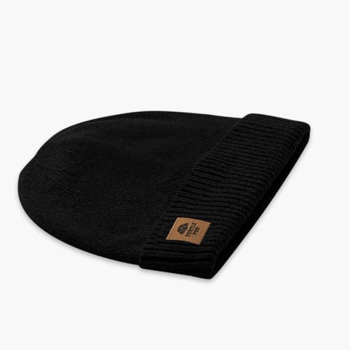 Turtle Fur Thatcher Beanie In Black