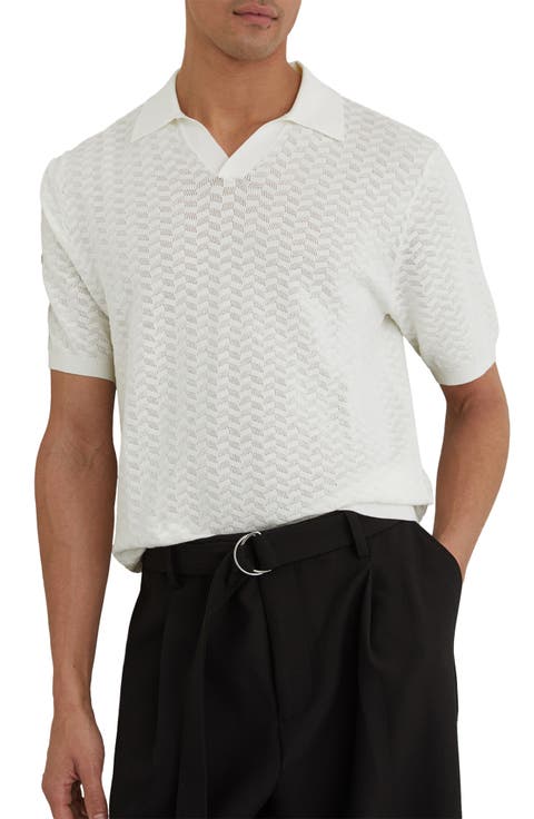Sol Geo Open Stitch Knit Polo