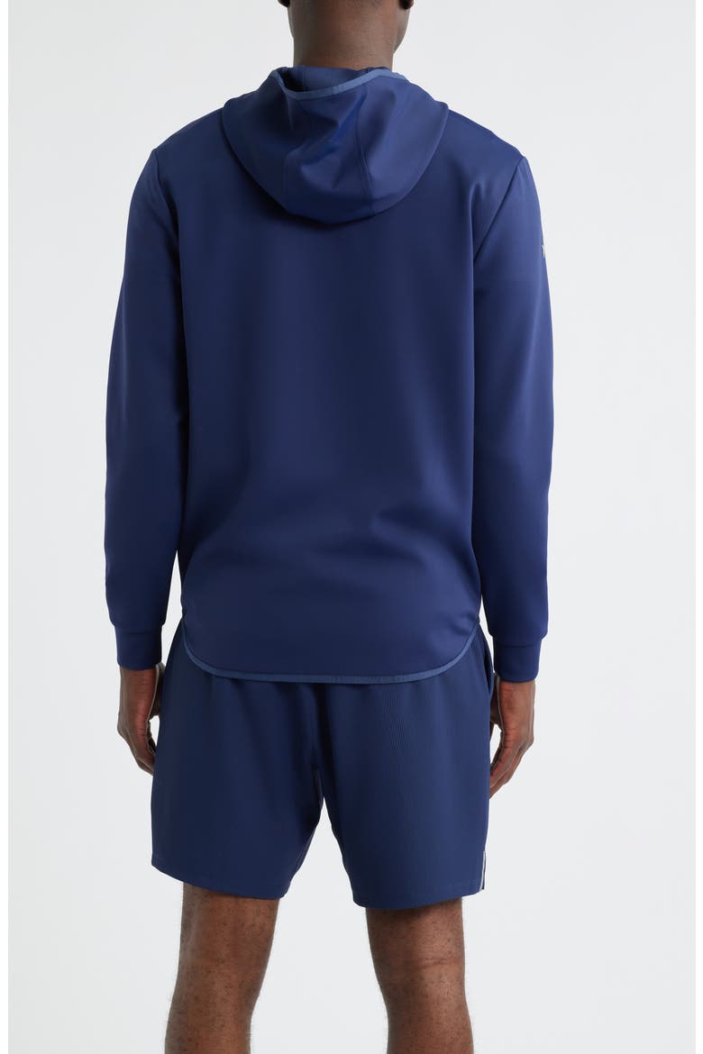 Iversons Half Zip Hoodie, Alternate, color, NAVY