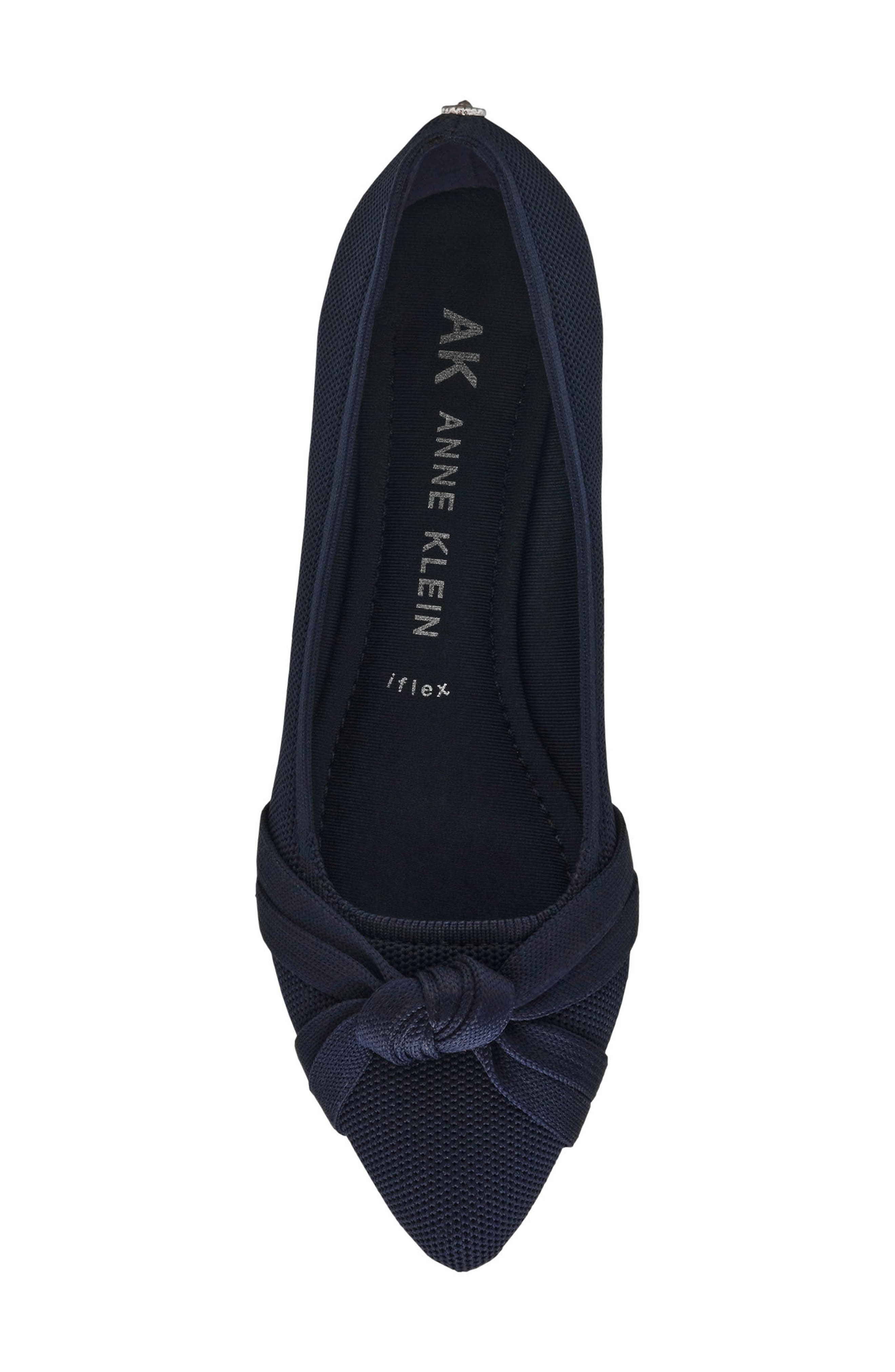 Olami Knot Flat, Alternate, color, NAVY KNIT