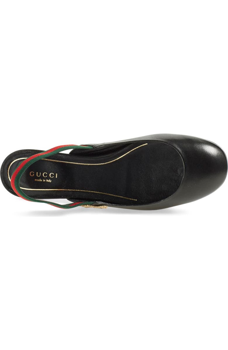 Gucci 'Bayadere' Slingback Flat, Alternate, color,