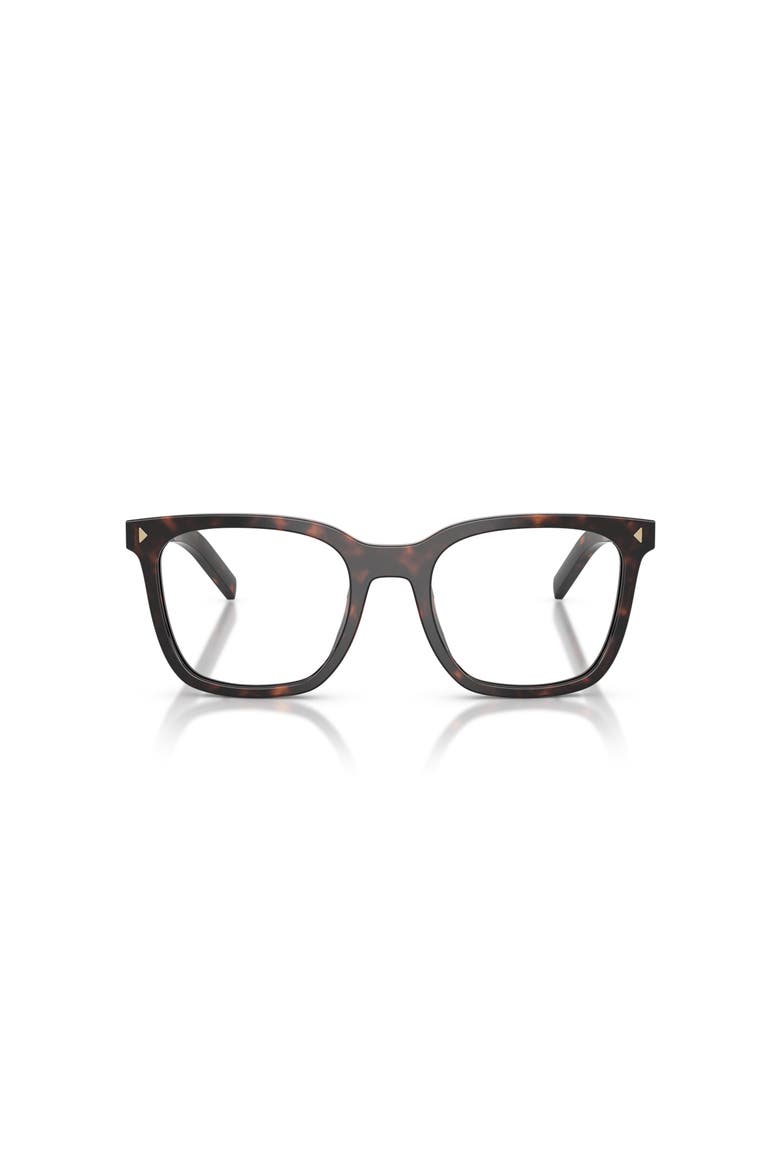 52mm Rectangle optical glasses, Alternate, color, Tortoise
