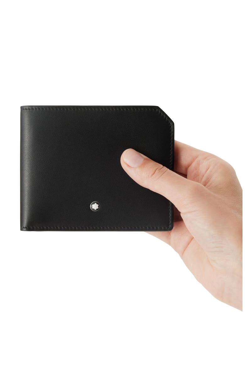 Meisterstück Soft Leather Bifold Wallet, Alternate, color, BLACK