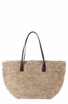 The Wade Raffia Tote