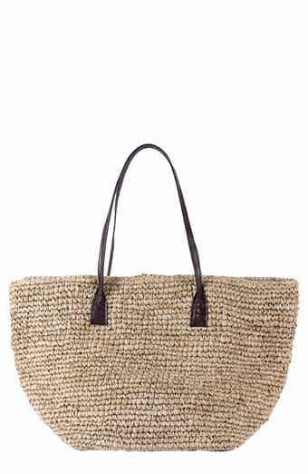 The Wade Raffia Tote