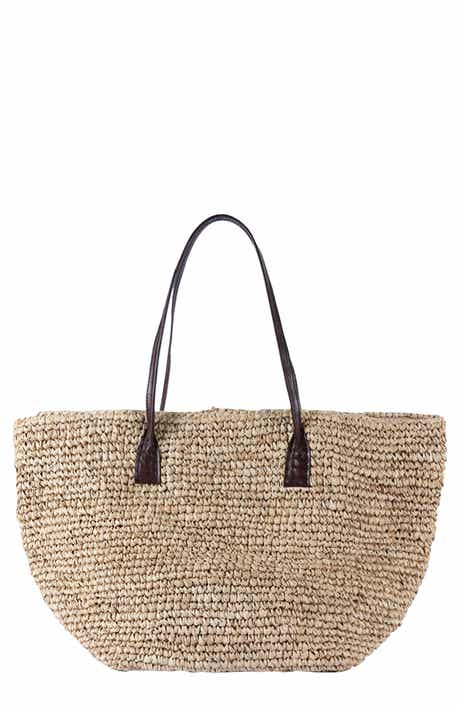 The Wade Raffia Tote