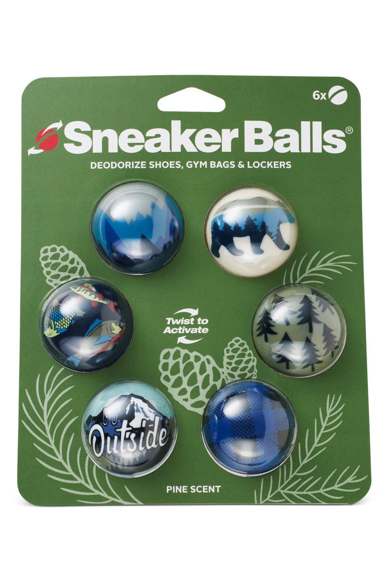 6-Pack Sneaker Balls, Main, color, MULTI