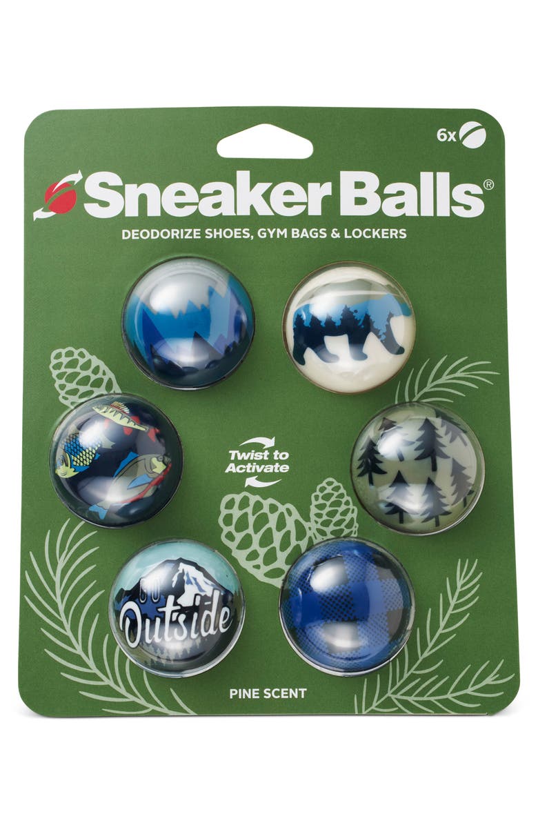 IMPLUS 6-Pack Sneaker Balls, Main, color, Multi