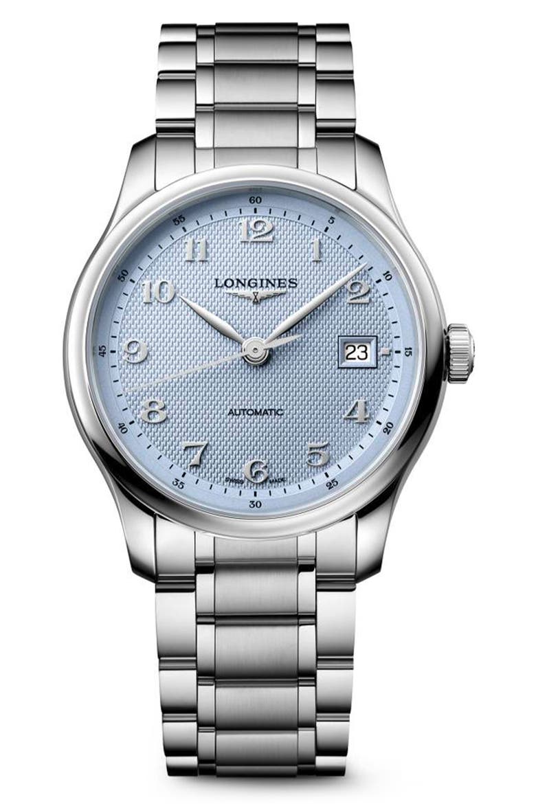 Master Automatic Bracelet Watch, 41mm, Main, color, BLUE