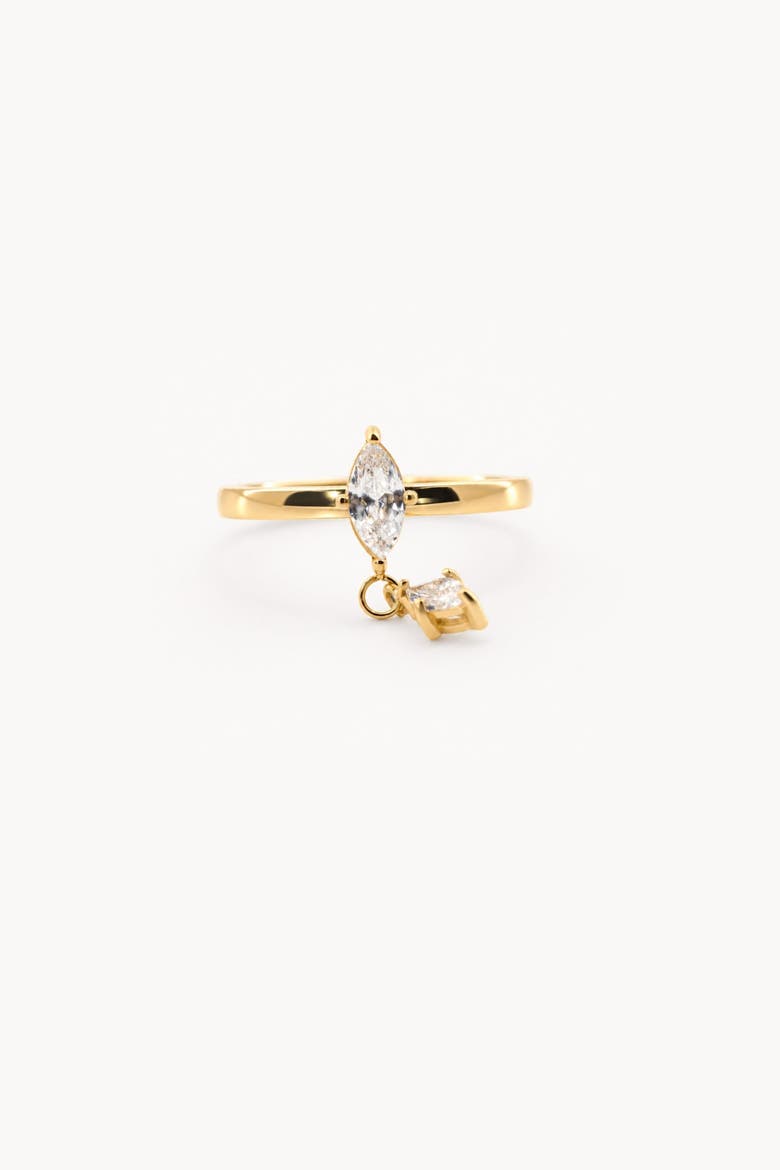 Marquise Charm Ring, Main, color, Gold