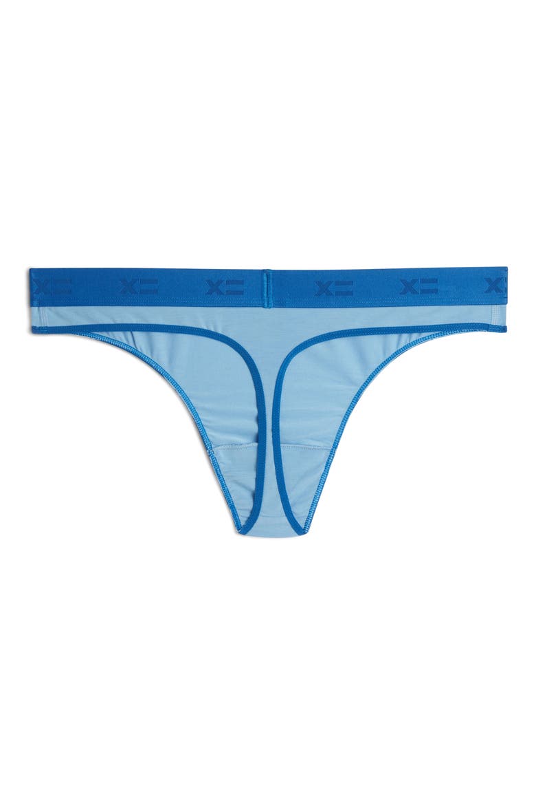 Stretch Modal Thong, Alternate, color, TOO BLUE