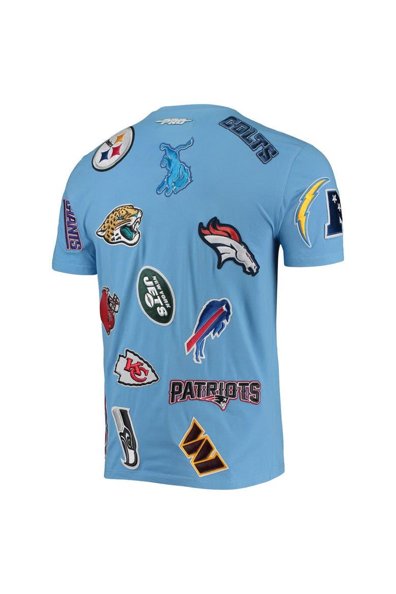 Men's Pro Standard Blue NFL League Wordmark T-Shirt, Alternate, color, Blue