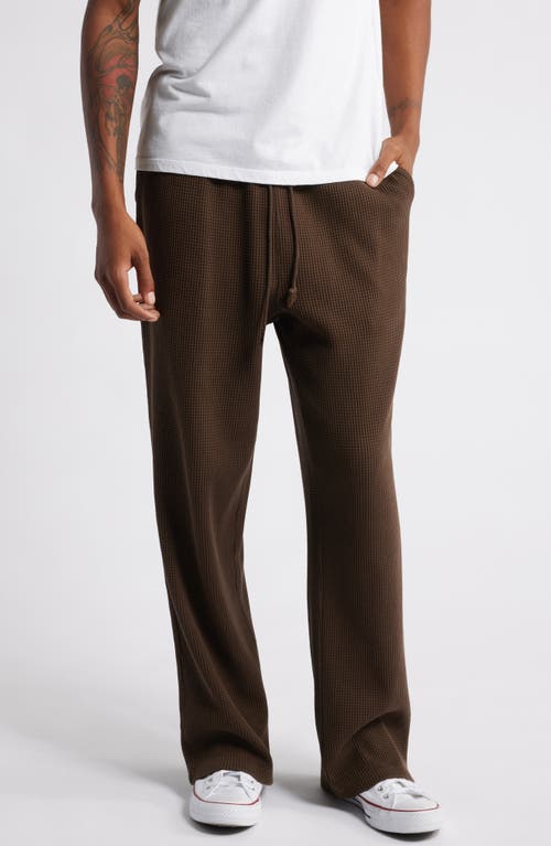 Elwood Core Cotton Thermal Sweatpants in Vintage Chocolate 