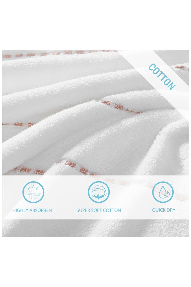 Ridley Solid 3-Piece Towel Set, Alternate, color, MEDIUM ORANGE