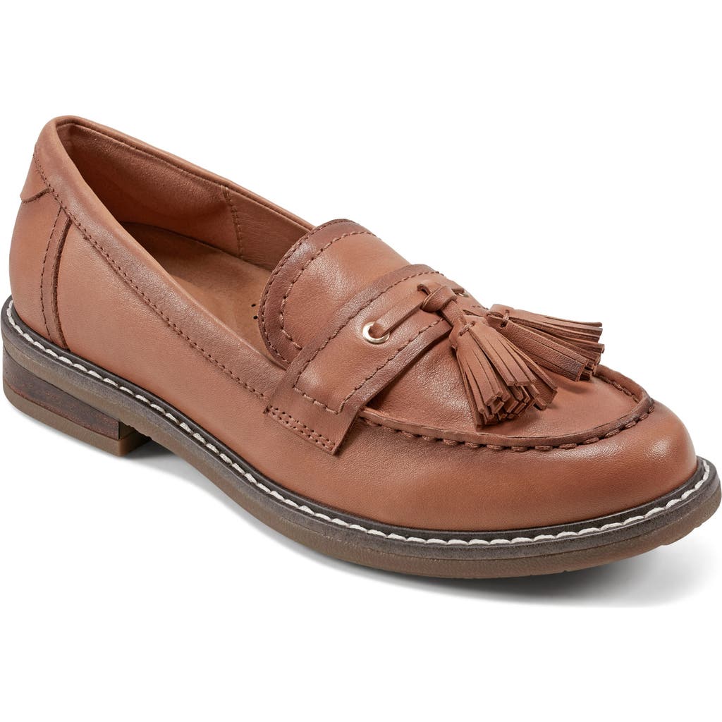 Easy Spirit Janelle Tassel Loafer In Brown